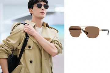 吴磊以BURBERRY演绎摩登机场造型，开启2025伦敦时装周！